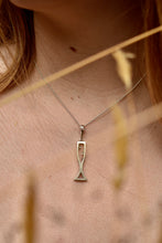 Load image into Gallery viewer, Contemporary Champagne Flute Pendant